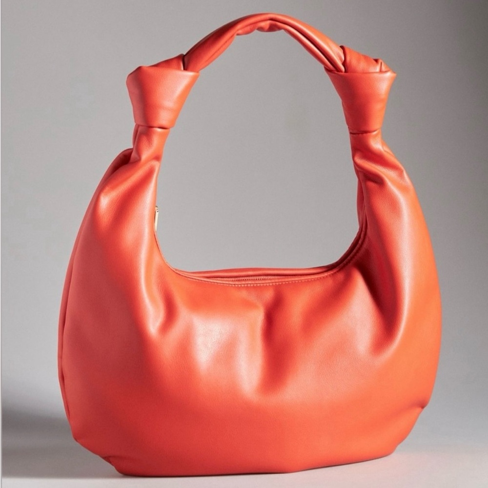 Oversized Anthropologie x Melie Bianco The Brigitte Satchel Double Knott Edition